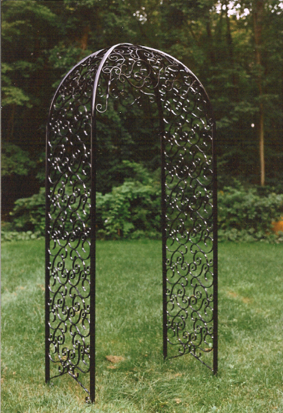 Wrought Iron Decorative Garden Arbor