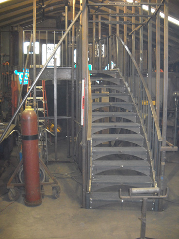 Curved Stairs Fabrication