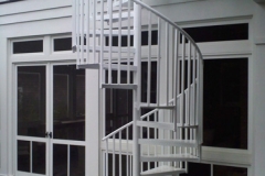Spiral Staircase: Open Riser Stairs in CT and NYC | Acadia Stairs