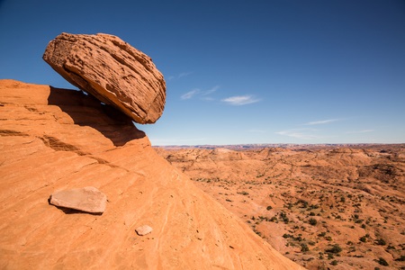 Boulder Sitting within Grand Staircase-Escalante National Monument