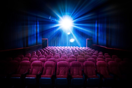 Large Movie Theater with Projector Inside