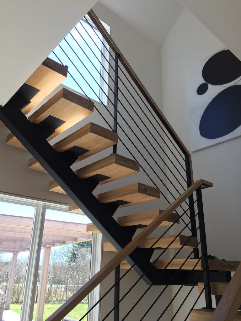 Single Stringer Staircase in Home