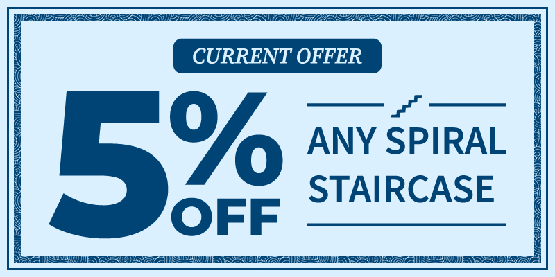 Current Offer: 5% Off Any Spiral Staircase