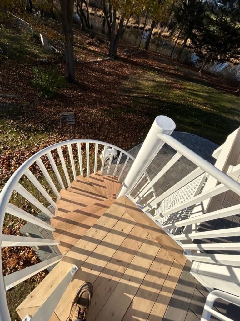 spiral stairs designed by Acadia Stairs