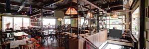 Beautiful brand new restaurant with custom staircase