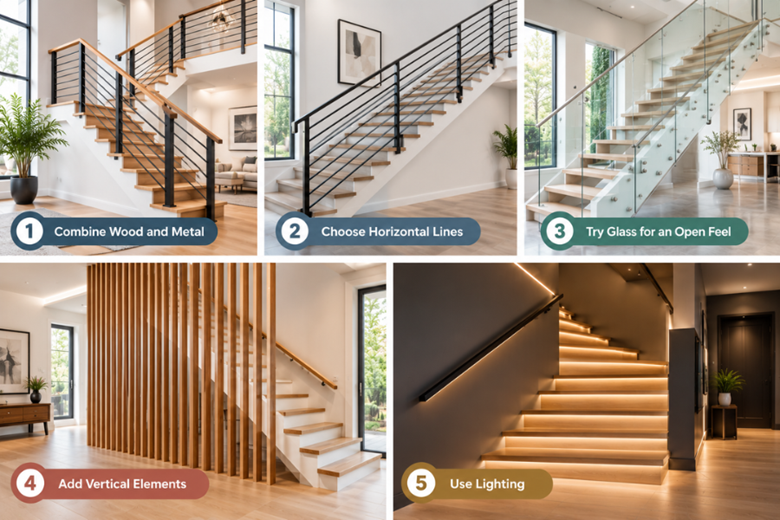 Ideas for Contemporary Railings for Interior Stairs