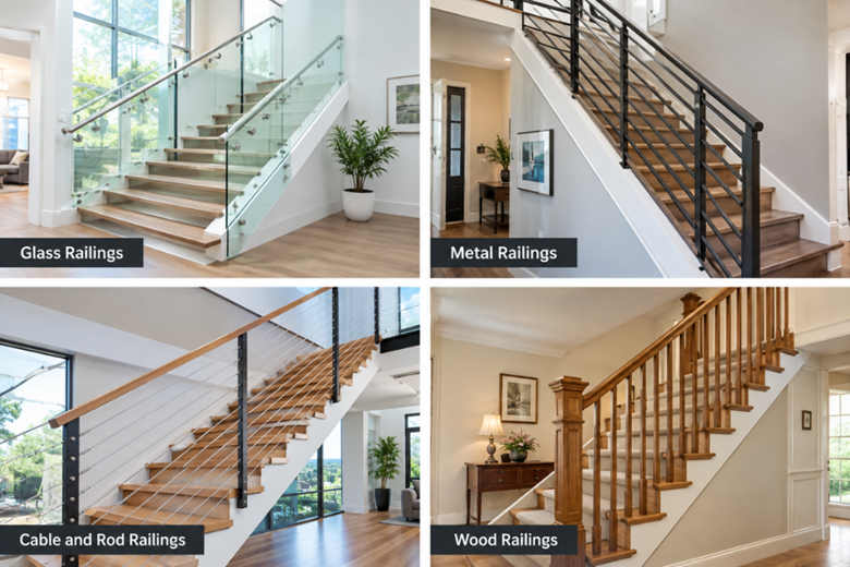 Railing Materials for Modern Staircases